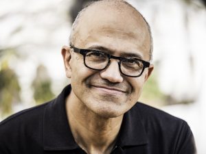 Photo of Satya Nadella, Chief Executive Officer, Microsoft Corporation.