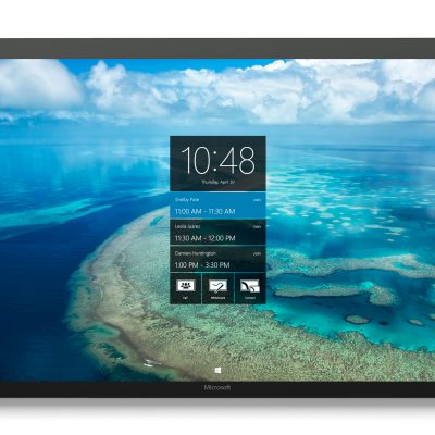 Surface Hub’s large-screen format offers team-empowering solutions that make meetings more productive, modernize workflows, and improve data engagement.