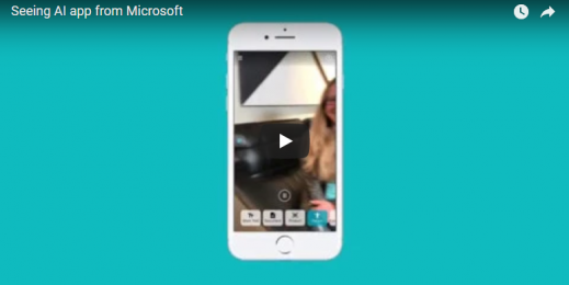 Seeing AI app from Microsoft