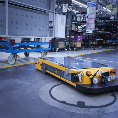 BMW: Smart Transport Robot at BMW Group Plant Regensburg