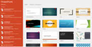 documents in PowerPoint for Windows 10