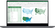 u.s. map in excel