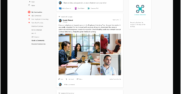 Contoso SharePoint Home Feed in Yammer