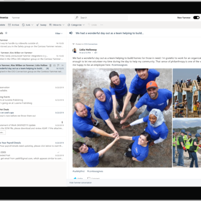 Yammer in Outlook