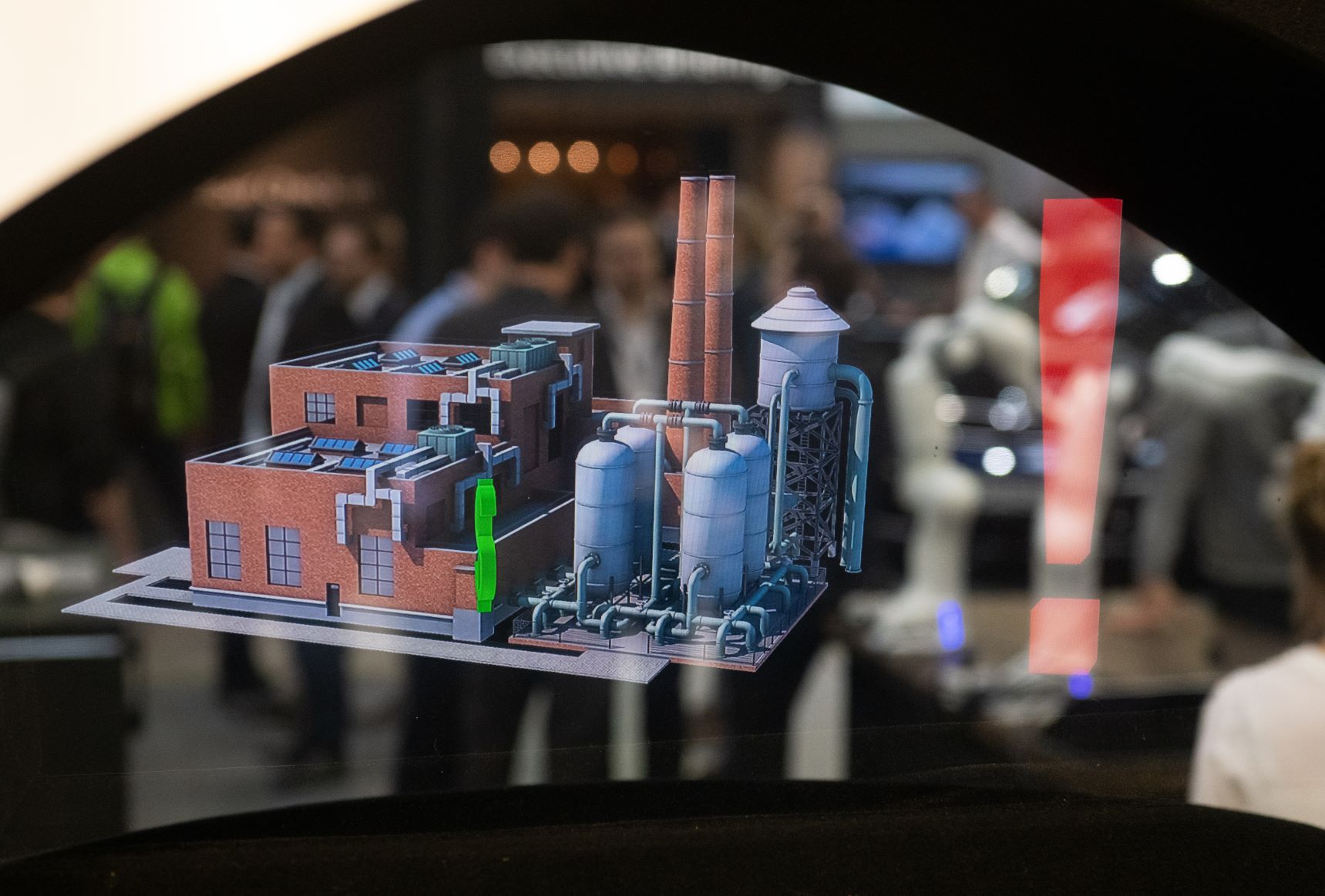 Microsoft HoloLens demo at Hannover Messe 2019