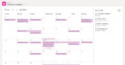 Microsoft Lists: Content scheduling template in calendar view