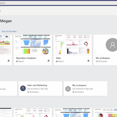 Power BI Personal App in Teams