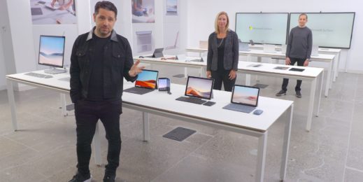 Panos Panay introducing the new Surface devices