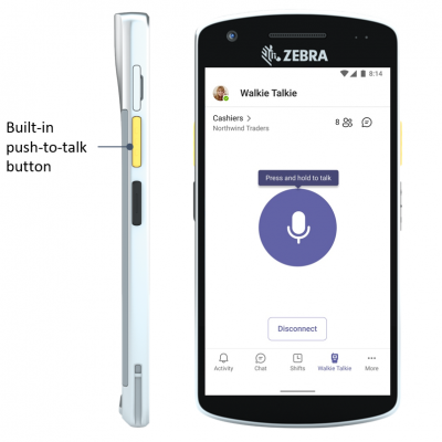 Teams Walkie Talkie app