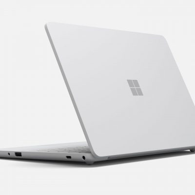 Surface Laptop SE back angle