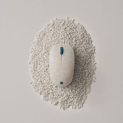 Microsoft Ocean Plastic Mouse material