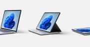 Three Surface laptops