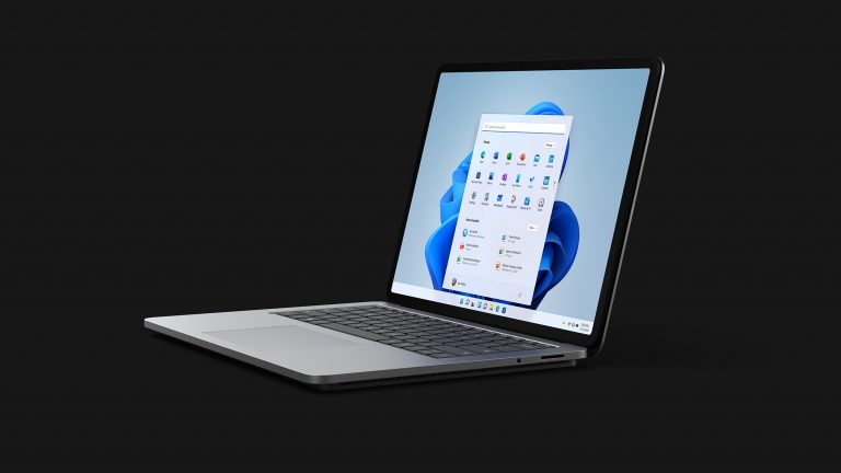 A Surface laptop