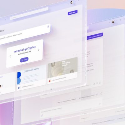 Graphic image shows Microsoft Copilot