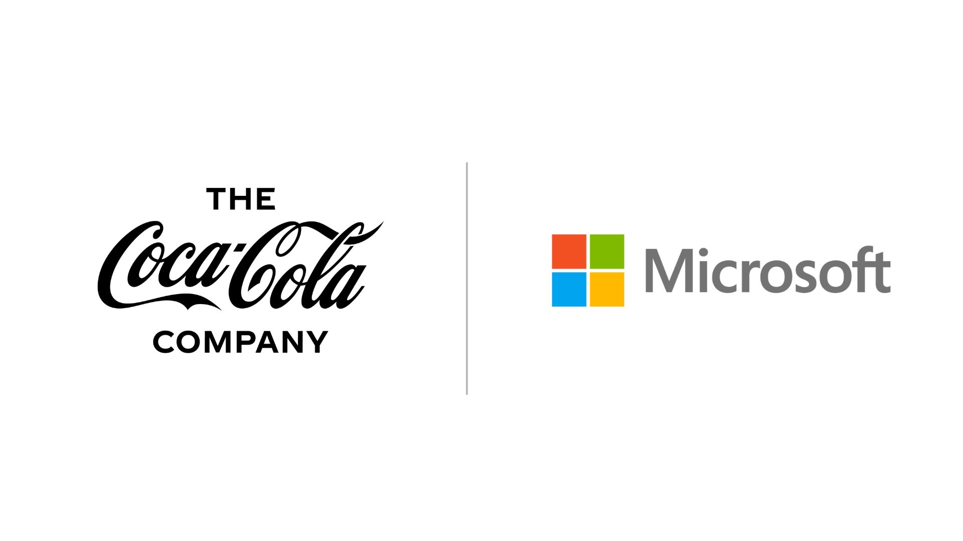 Coca-Cola and Microsoft Logos