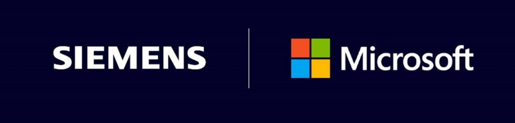 Siemens and Microsoft logos