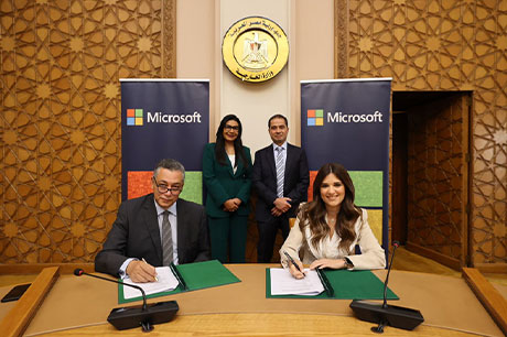 Signing ceremony held at The Ministry of Foreign Affairs offices in Cairo