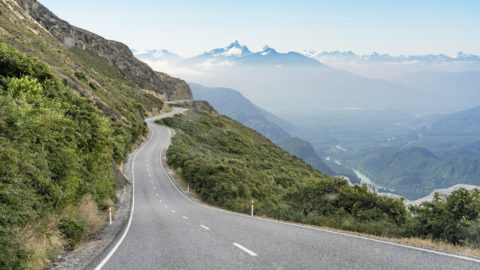 mountain road in washington state