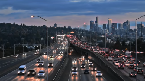 traffic at night