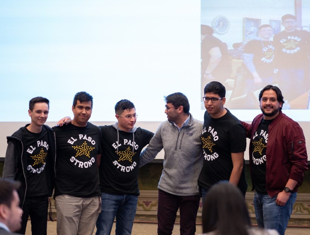 The “Light Savers” team at El Paso hackathon