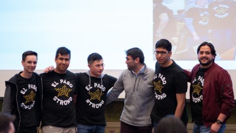 The “Light Savers” team at El Paso hackathon