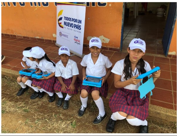 Colombian schoolkids