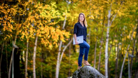 Claire Peterson photographed on October 24, 2018. (Photography by Scott Eklund/Red Box Pictures)