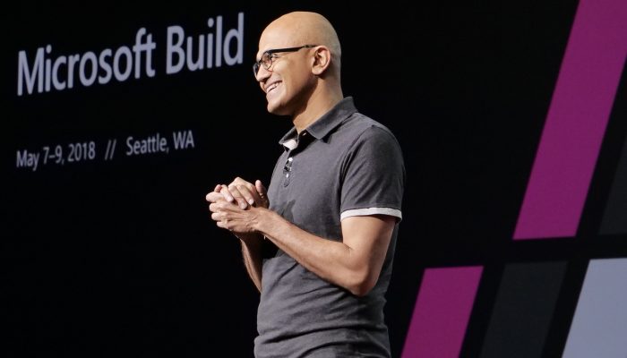 Microsoft CEO Satya Nadella at Build 2018 in Seattle (Quelle: Microsoft)