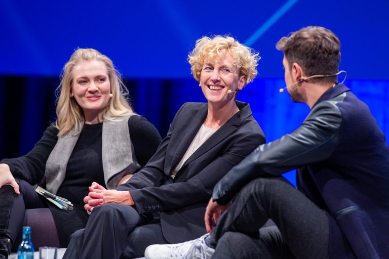 #DPK18 Alissia Quaintance und Sabine Bendiek (v.l.)