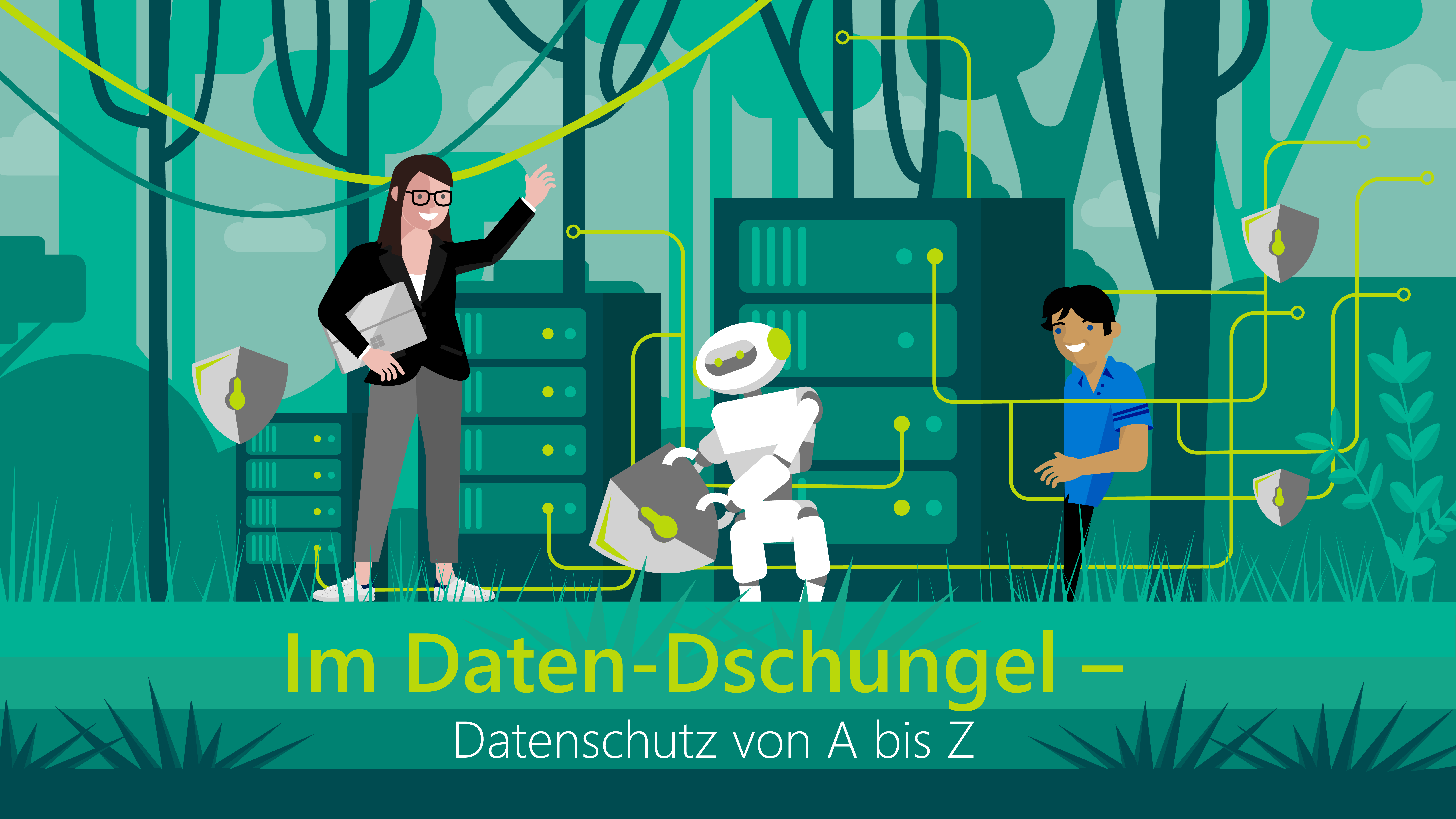 Headergrafik Im Daten-Dschungel - von A bis Z