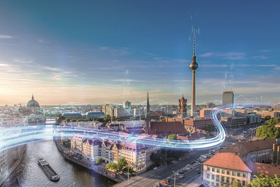 Panoramablick auf Berlin