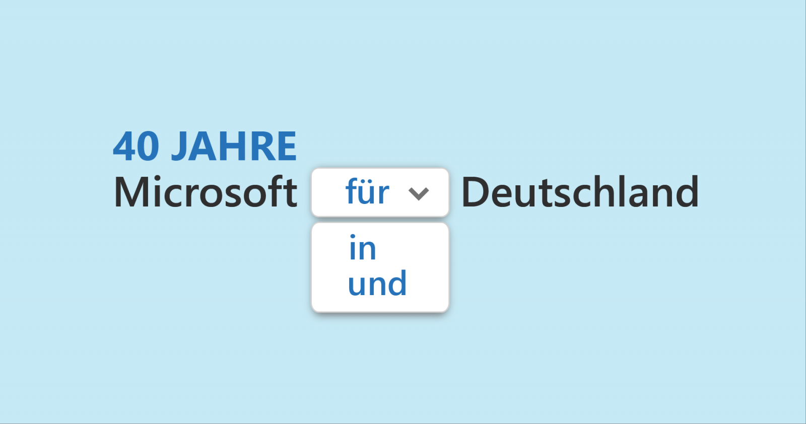 40 Jahre Microsoft