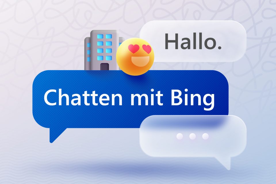 Chatten mit Bing Arbeit