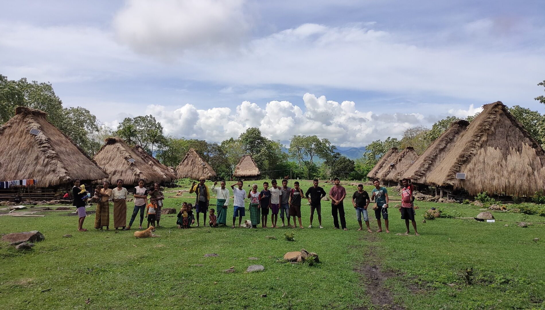 Aldea de Kawa en la isla de Flores en Indonesia, donde Komodo Water instaló bombas y tuberías de agua que funcionan con energía solar (fotografía cortesía de Komodo Water)