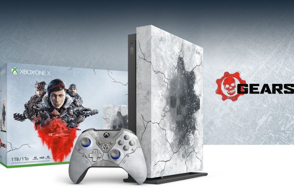 Pacote Xbox One X Gears 5 Limited Edition.