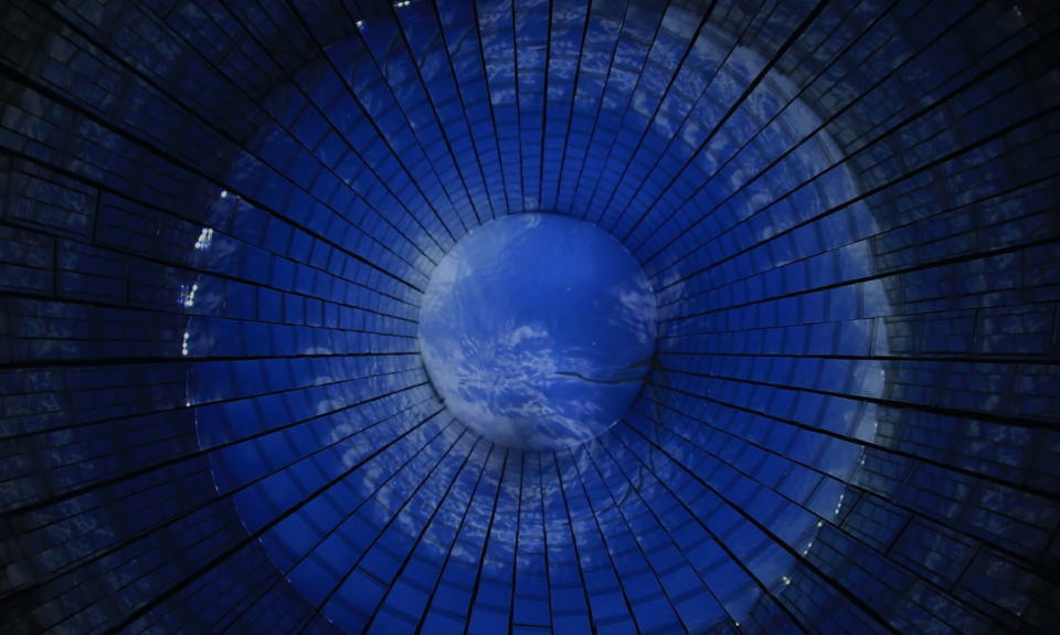 fundo azul