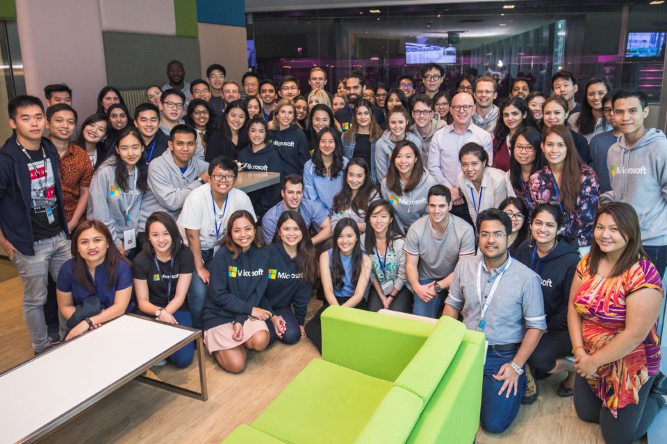 Interns at Microsoft APAC