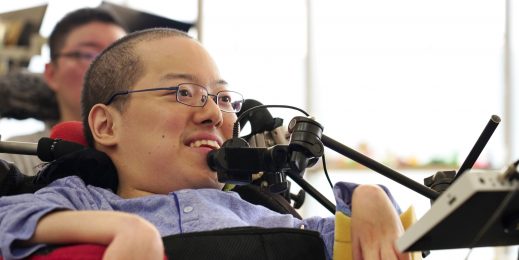 A man smiling