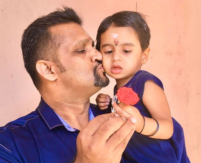 Sivasangaran Kumaran and his daughter Swathi