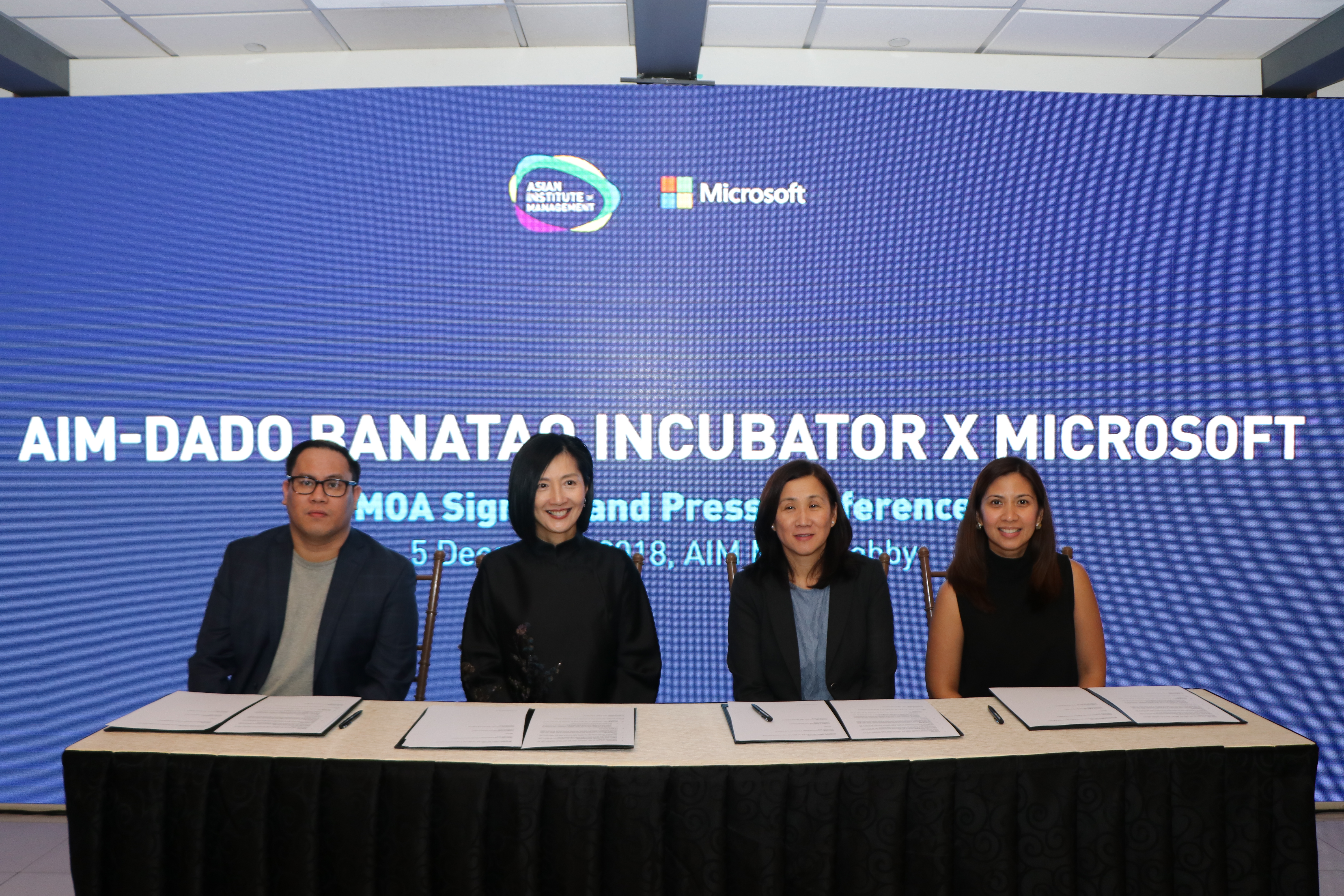 AIM x Microsoft MOA signing