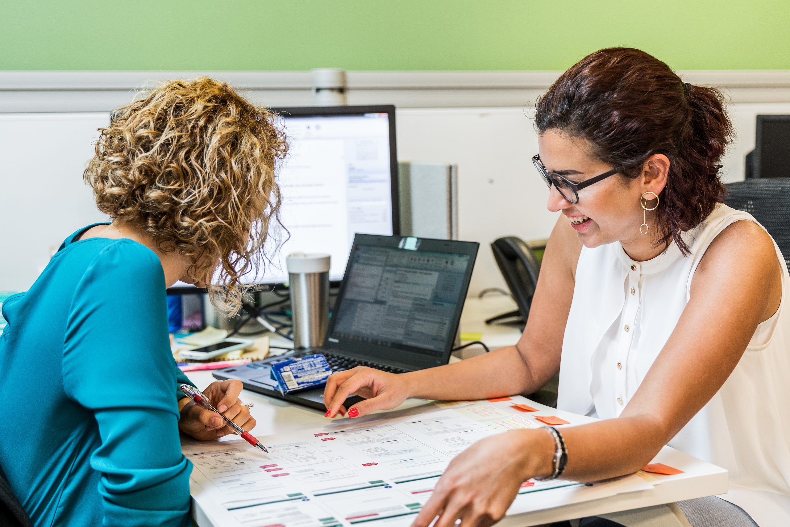 women collaborating