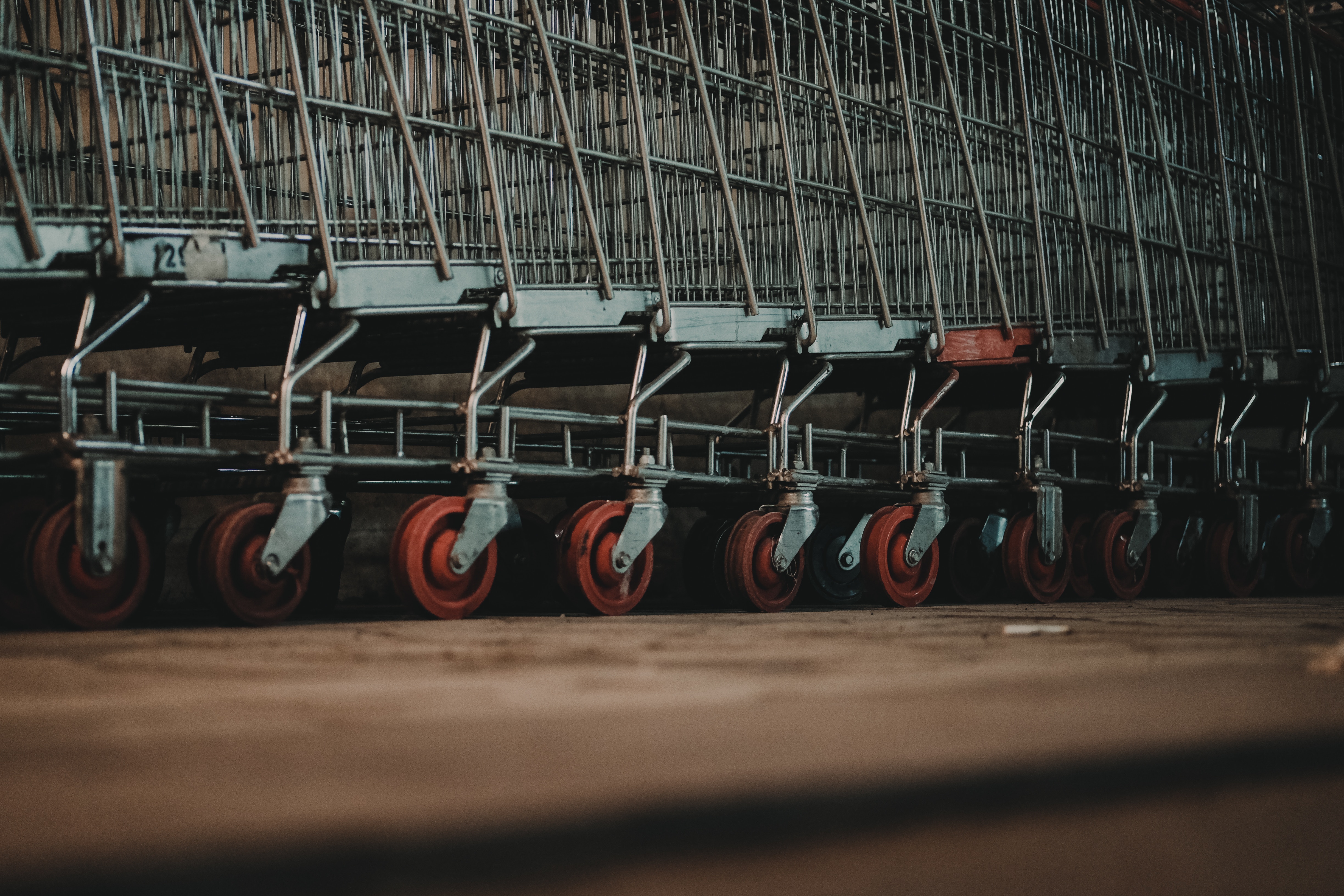 Caddies de supermarché