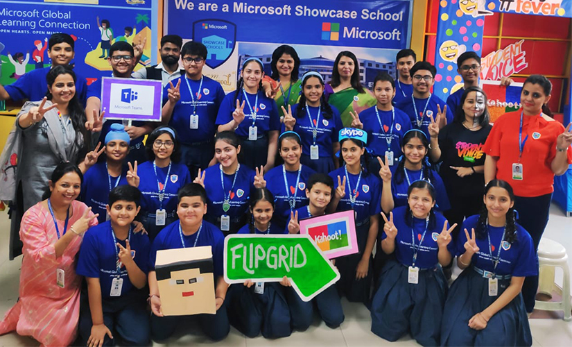 Students participate in microsoft global learning connection 2019