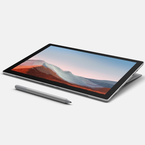 Render of the latest Microsoft Surface Pro 7+