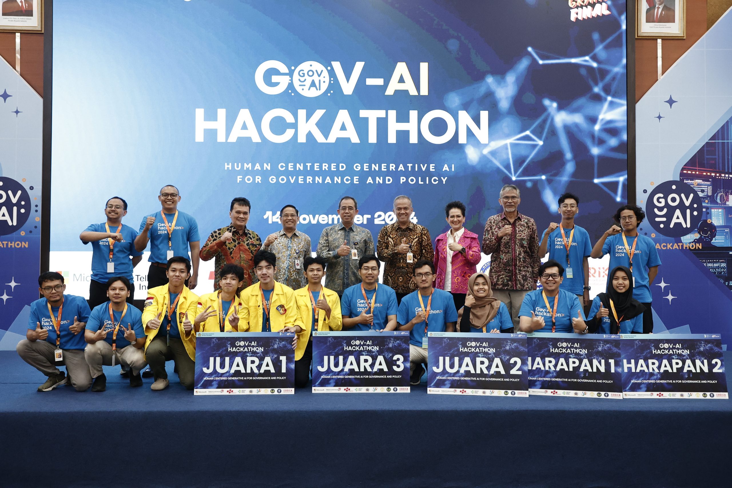 GovAI Hackathon participants group photo