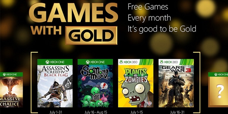 Июльские бонусы Xbox Live Gold