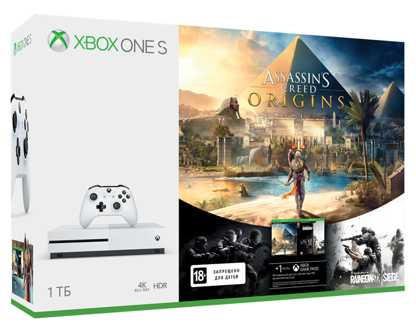 Комплекты Xbox One S с игрой Assassin’s Creed: Истоки поступят в продажу 27 октября