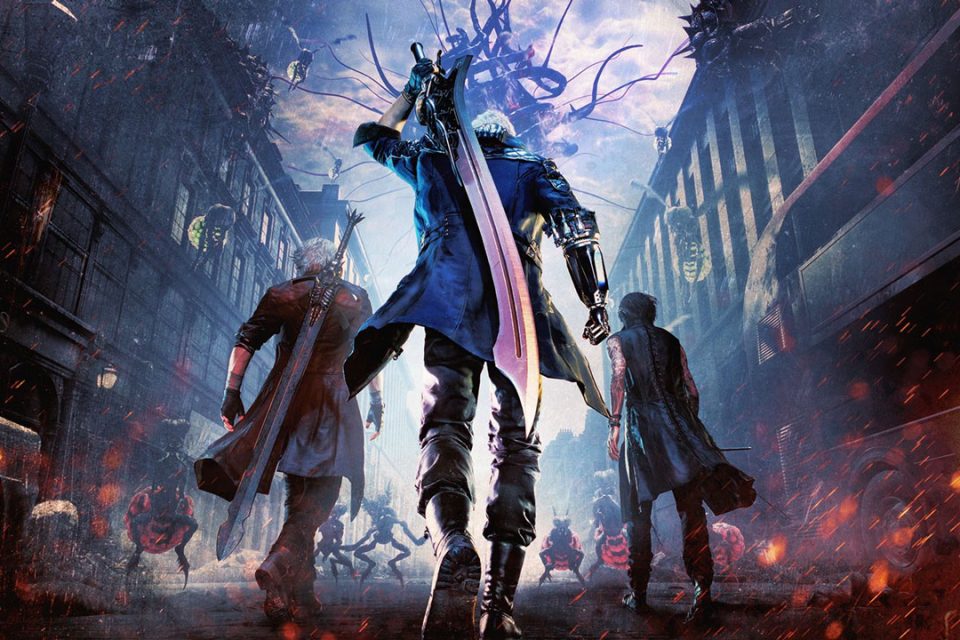 Сцена из игры Devil May Cry 5, демоверсия которой доступна на Xbox One