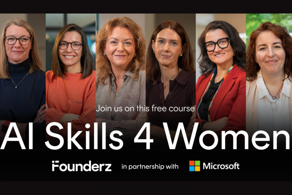 Founderz and Microsoft present AI Skills 4 Women: Free AI Training for Women in Adriatic region