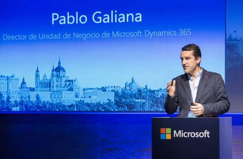 Pablo Galiana introduce Dynamics 365 en España